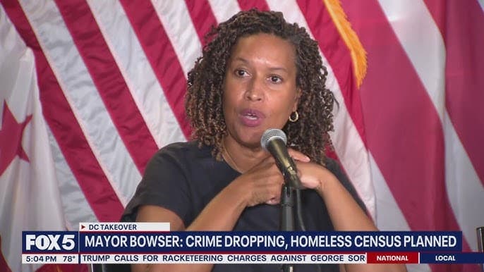 Muriel Bowser Accidentally Admits She’s Useless—Thanks to Trump’s Law & Order