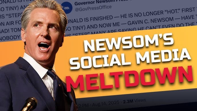 Gavin Newsom's Tough Guy Moment Turned Threatening